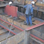 double bottom steel works